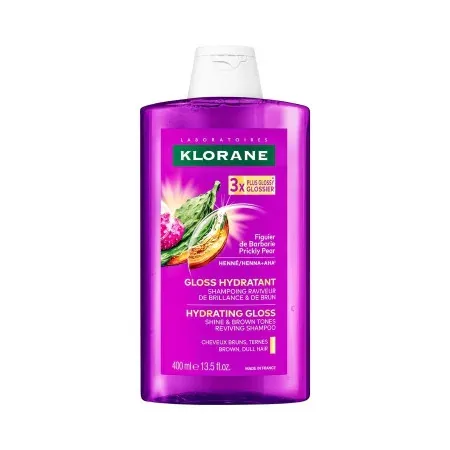 Klorane Gloss Hydatant Shampooing Raviveur de Brillance & de Brun 400ml - Univers Pharmacie