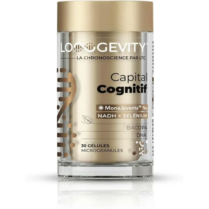 Longevity Capital Cognitif 30 gélules - Univers Pharmacie
