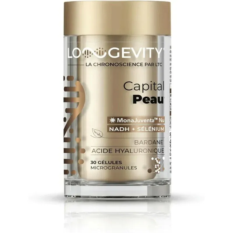 Longevity Capital Peau 30 gélules - Univers Pharmacie