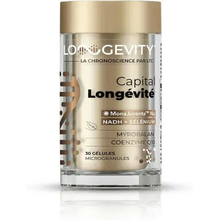 Longevity Capital Longévité 30 gélules - Univers Pharmacie