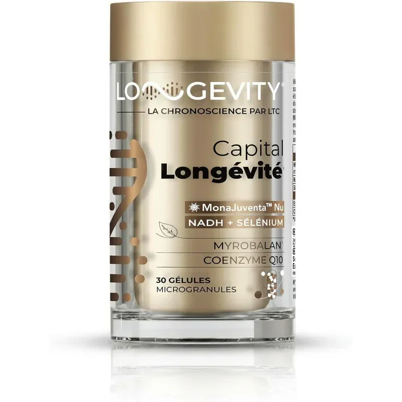 Longevity Capital Longévité 30 gélules - Univers Pharmacie