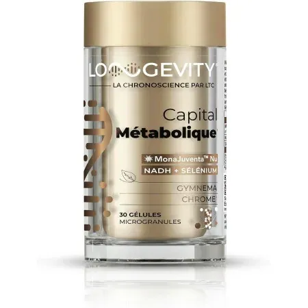 Longevity Capital Capital Métabolique 30 gélules - Univers Pharmacie