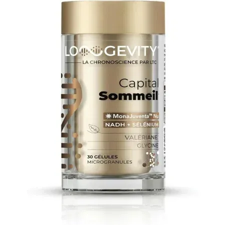 Longevity Capital Sommeil 30 gélules - Univers Pharmacie