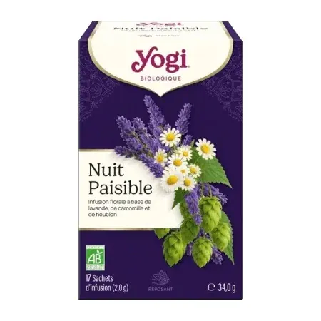 Yogi Tea Nuit Paisible 17 sachets - Univers Pharmacie