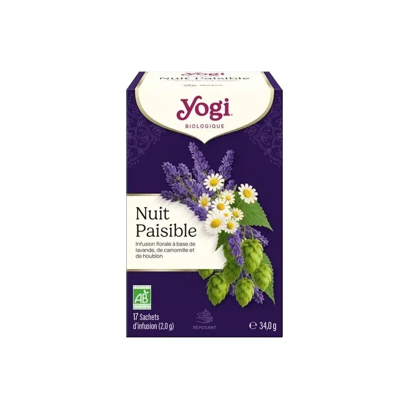 Yogi Tea Nuit Paisible 17 sachets - Univers Pharmacie