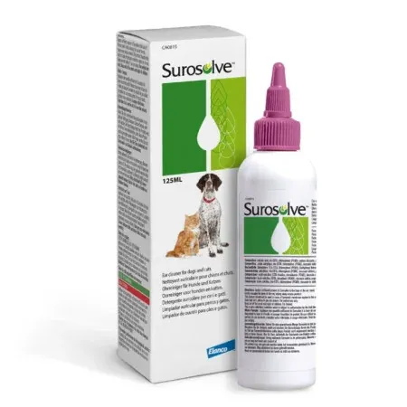 Surosolve Nettoyant Auriculaire Chiens Chats 125ml - Univers Pharmacie