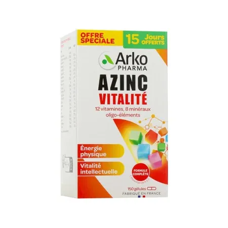 Arkopharma Azinc Vitalité 150 gélules - Univers Pharmacie