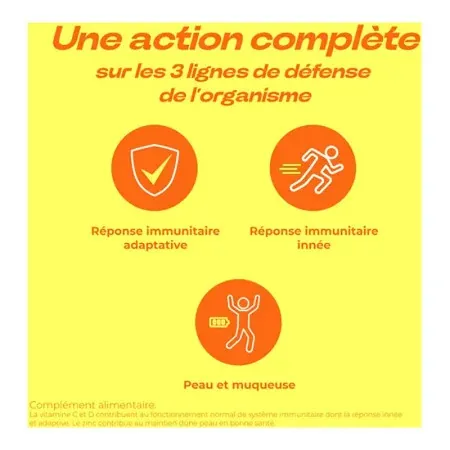 Berocca Immunité Flash Goût Orange 30 comprimés effervescents - Action complète