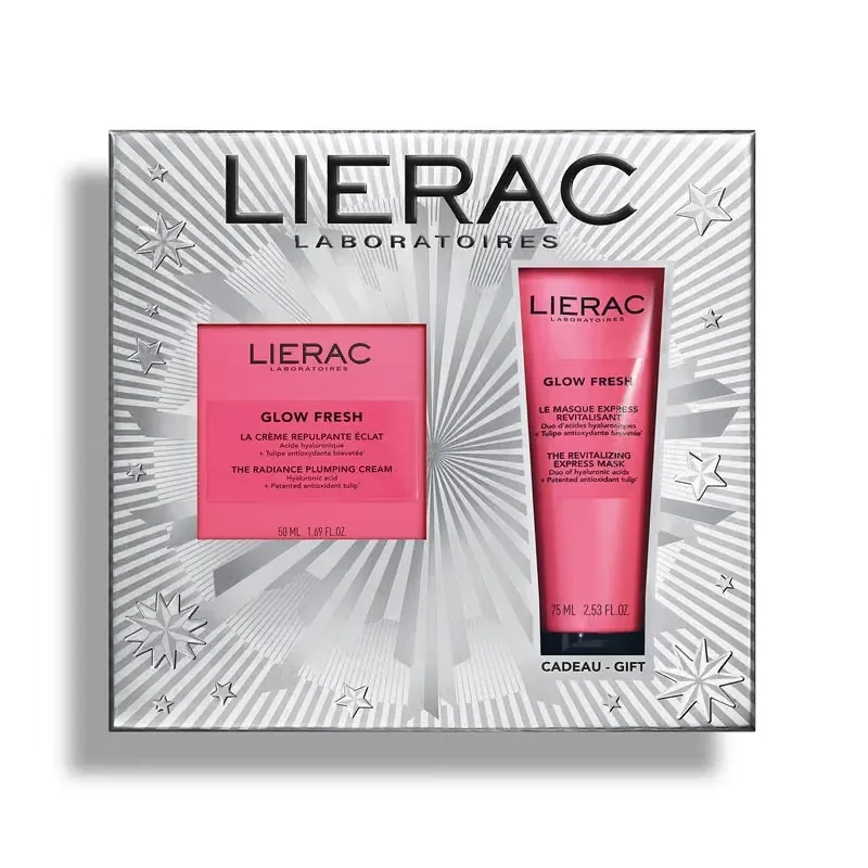 Lierac Coffret Glow Fresh La Crème Repulpante Éclat 50ml + Le Masque Express Revitalisant 75ml - Univers Pharmacie