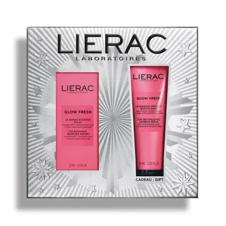Lierac Coffret Glow Fresh Le Sérum Booster Éclat 30ml + Le Masque Express Revitalisant 75ml - Univers Pharmacie