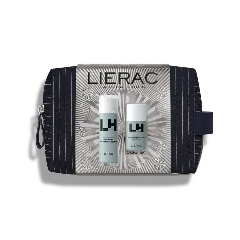 Lierac Homme Coffret Le Fluide Anti-Âge Global 50ml + Le Déodorant 50ml - Univers Pharmacie
