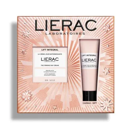 Lierac Coffret Lift Integral La Crème Jour Raffermissante 50ml + La Crème Cou & Décolleté 50ml - Univers Pharmacie