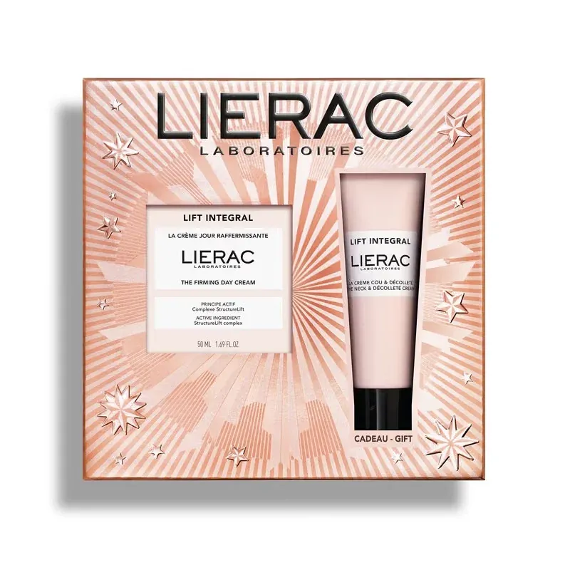 Lierac Coffret Lift Integral La Crème Jour Raffermissante 50ml + La Crème Cou & Décolleté 50ml - Univers Pharmacie