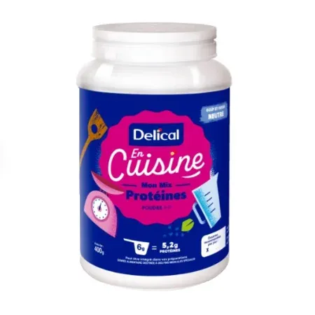Delical En Cuisine Mon Mix Protéines Poudre HP 400g - Univers Pharmacie