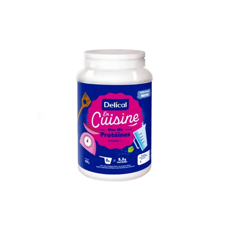 Delical En Cuisine Mon Mix Protéines Poudre HP 400g - Univers Pharmacie