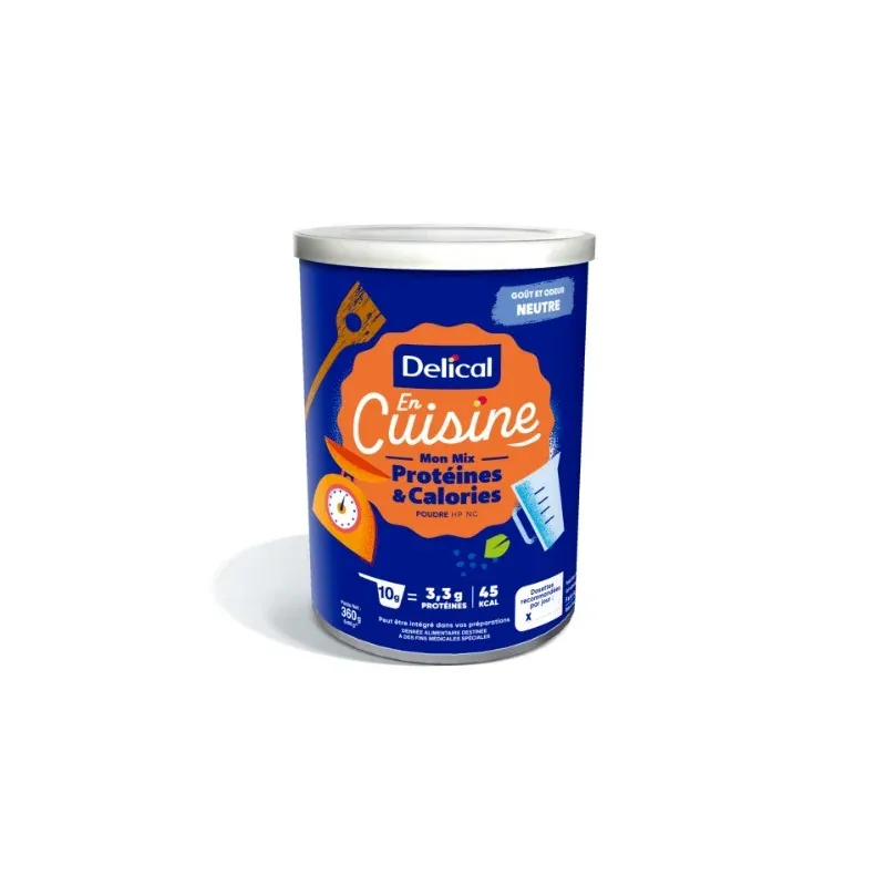 Delical En Cuisine Mon Mix Protéines & Calories Poudre HP NC 360g - Univers Pharmacie