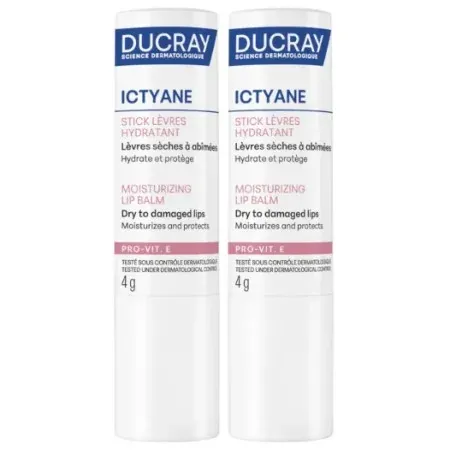 Ducray Ictyane Stick Lèvres Hydratant 2X4g - Univers Pharmacie