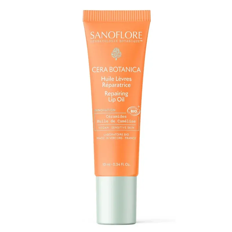 Sanoflore Cera Botanica Huile Lèvres Réparatrice Bio 10ml - Univers Pharmacie