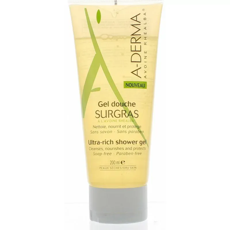 A Derma Gel Douche Surgras 200ml Univers Pharmacie A Derma Gel Douche Surgras 200ml Univers Pharmacie