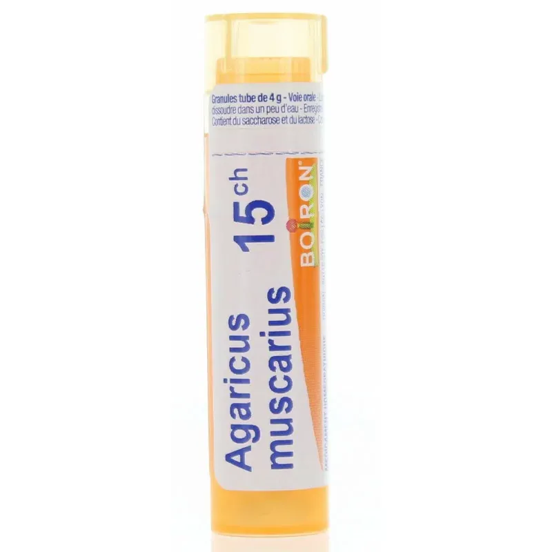 Boiron Agaricus Muscarius 15ch tube granules - Univers Pharmacie