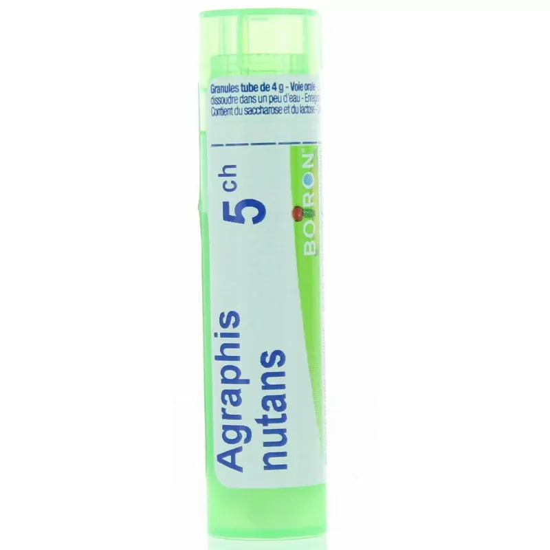 Boiron Agraphis Nutans 5CH tube granules   - Univers Pharmacie