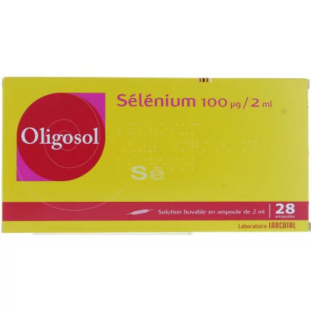 Oligosol Selenium 2X28 ampoules - Univers Pharmacie
