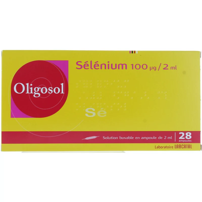 Oligosol Selenium 2X28 ampoules - Univers Pharmacie