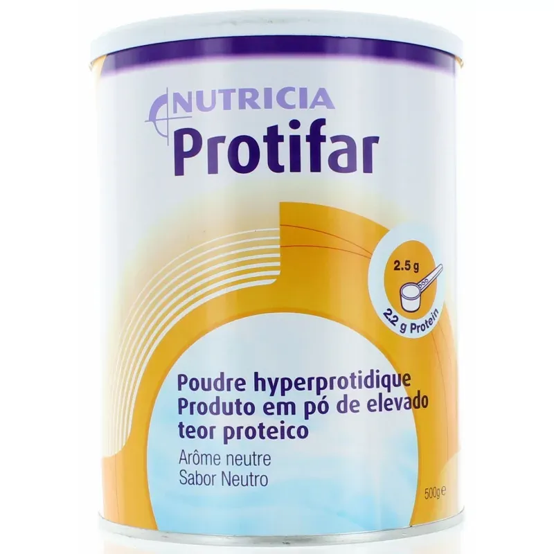Nutricia Protifar Poudre Hyperprotidique 500g - Univers Pharmacie Nutricia Protifar Poudre Hyperprotidique 500g - Univers Pharmacie