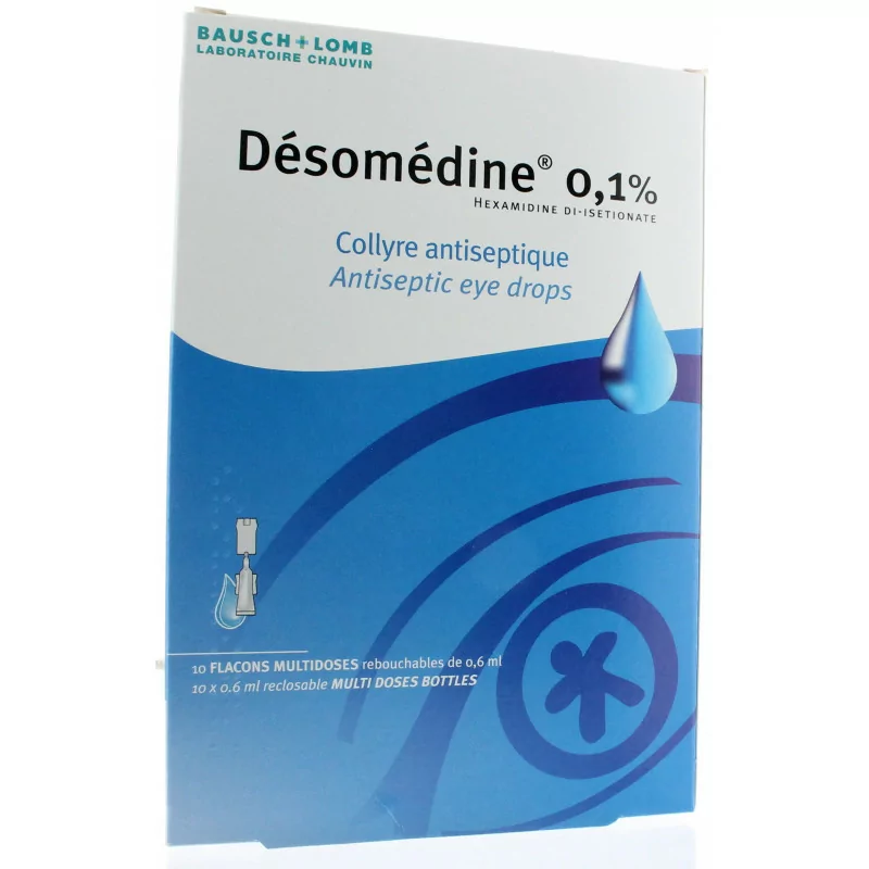 Désomédine 0,1% Collyre Antiseptique 10 unidoses