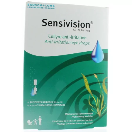Sensivision Collyre 10 unidoses - Univers Pharmacie