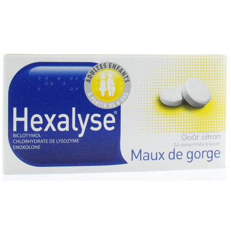 Hexalyse maux de gorge comprimés