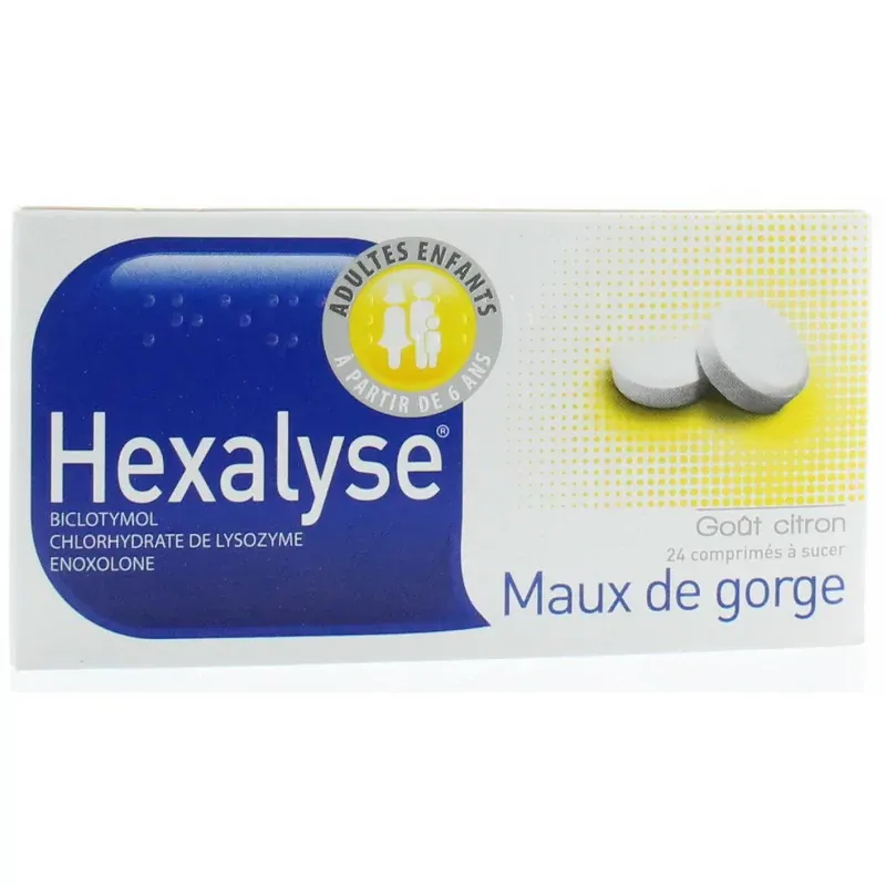 Hexalyse maux de gorge comprimés
