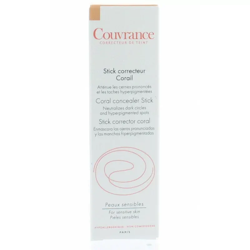 Avène Stick Correcteur Corail Couvrance 3g - Univers Pharmacie Avène Stick Correcteur Corail Couvrance 3g - Univers Pharmacie