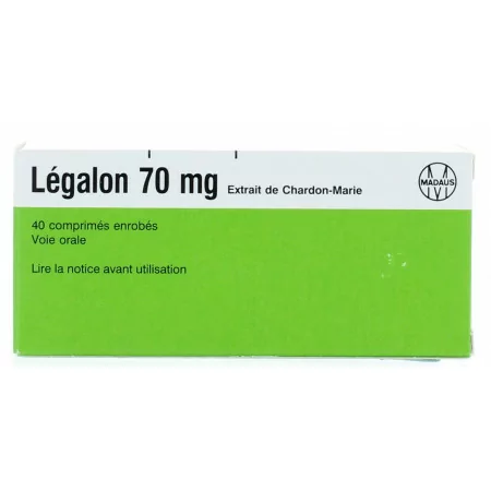Legalon 70 mg 40 comprimés