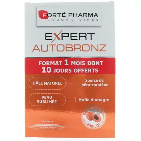 Forté Pharma Expert Autobronz 30 ampoules