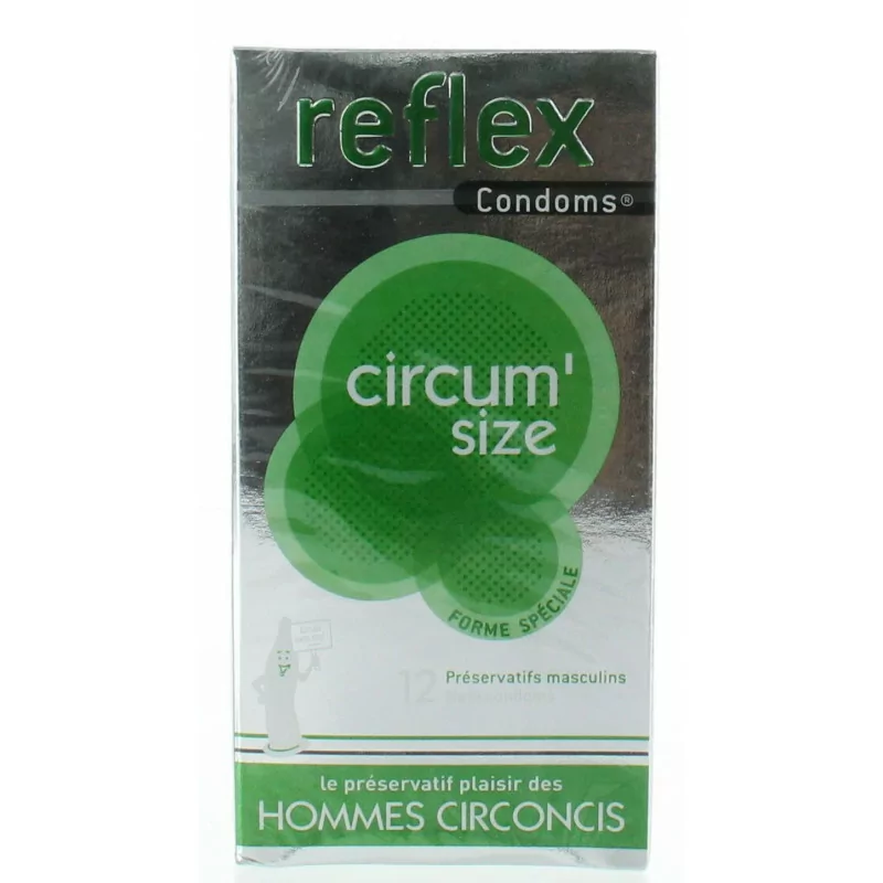 Reflex Condoms Circum'size 12 préservatifs - Univers Pharmacie