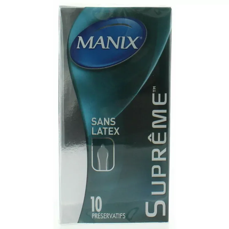 MANIX SUPREME BTE 10 PRESERVATIFS SANS LATEX