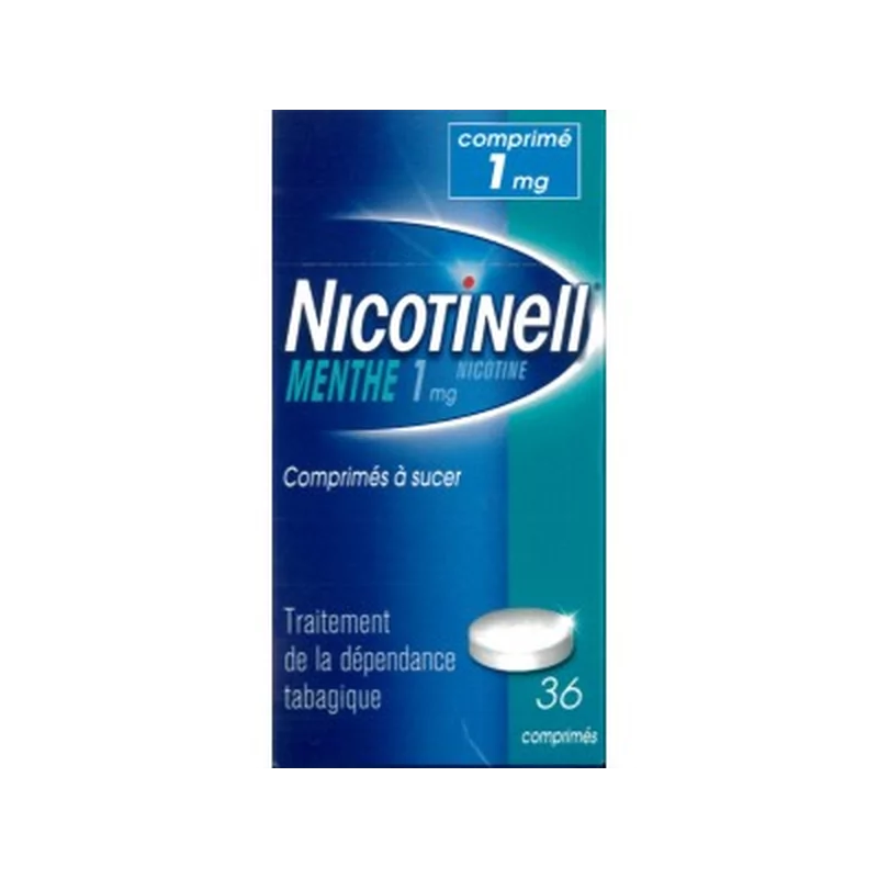 Nicotinell 1mg Menthe 36 comprimés - Univers Pharmacie