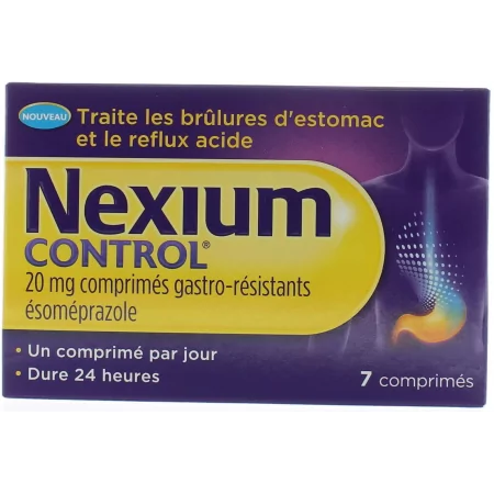 Nexium Control 20 mg 7 comprimés gastro-résistants - Univers Pharmacie