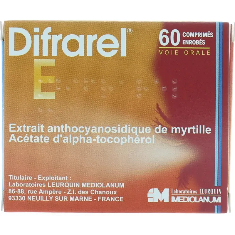 Difrarel E 60 comprimés