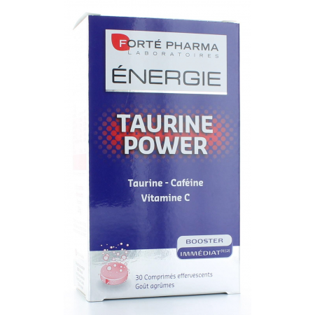 Taurine Power Énergie Forté Pharma 30 comprimés...