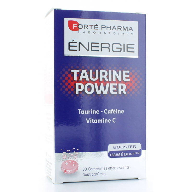 Taurine Power Énergie Forté Pharma 30 comprimés effervescents