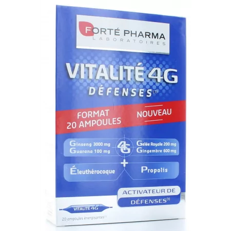 Forté Pharma Vitalité 4G Défenses 20 ampoules