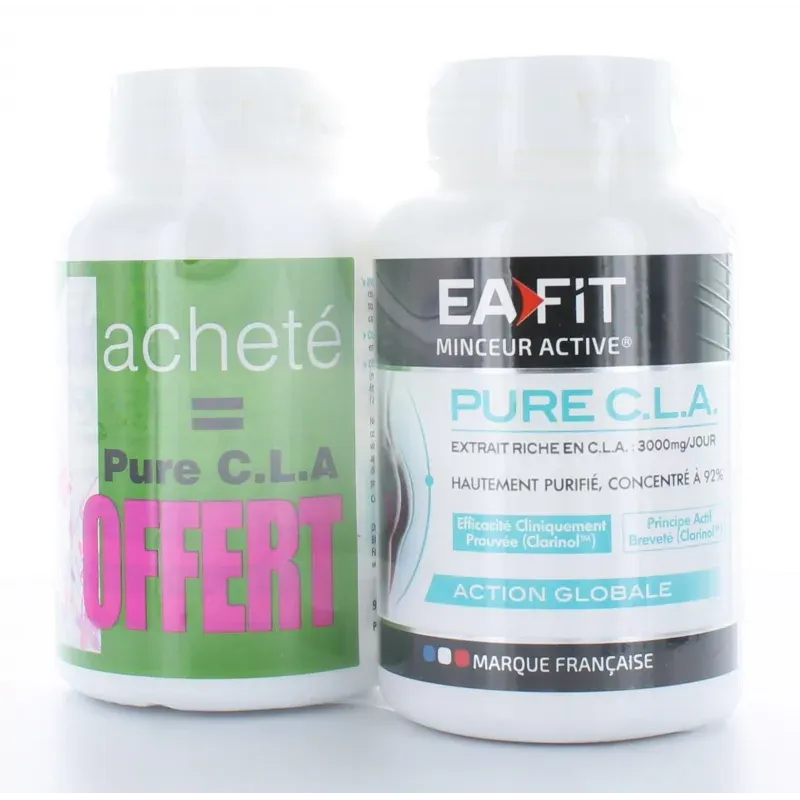 EaFit Pure C.L.A. 2x90 capsules - Univers Pharmacie