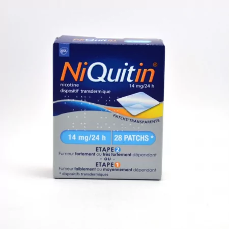 Niquitin 14mg/24h 28 patchs transdermiques - Univers Pharmacie