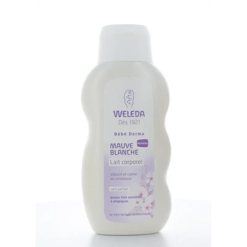 Lait Corporel Bébé Mauve Blanche Weleda 200ml - Univers Pharmacie