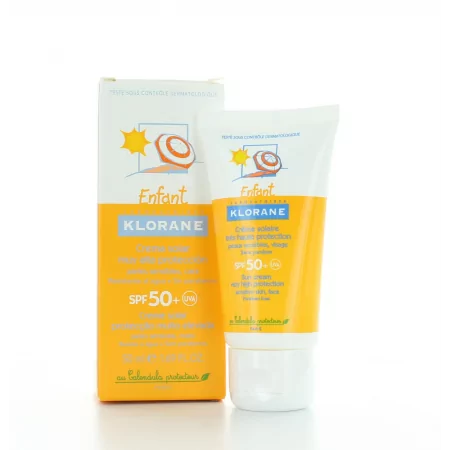 Crème Solaire SPF50+ Klorane Enfant 50 ml