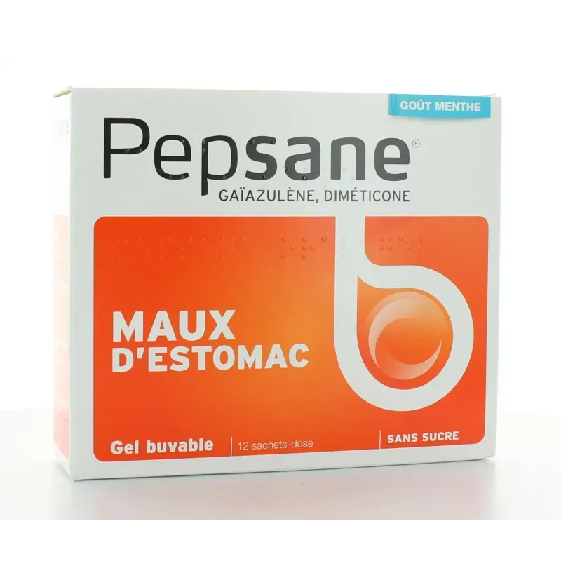 PEPSANE GEL BUVABLE MAUX D'ESTOMAC 12 SACHETS-DOSE