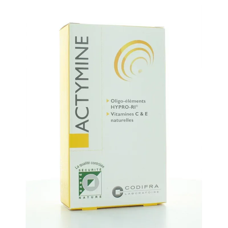 Codifra Actymine 30 gélules - Univers Pharmacie Codifra Actymine 30 gélules - Univers Pharmacie