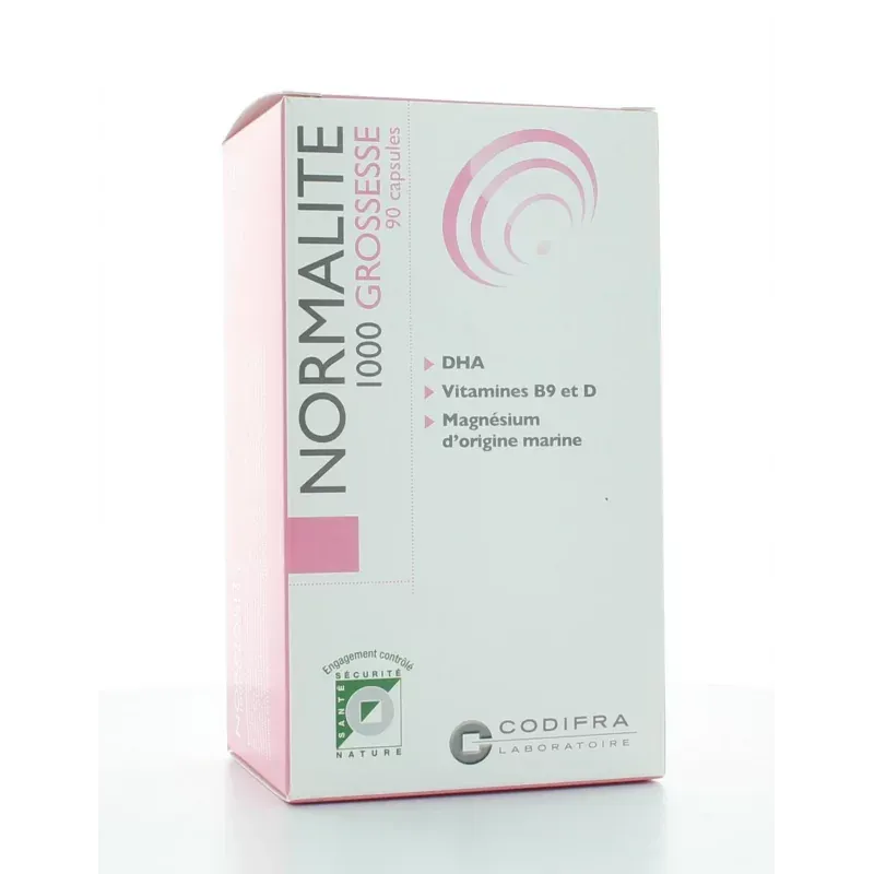 Codifra Normalite 1000 Grossesse 90 capsules - Univers Pharmacie